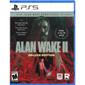 Alan Wake 2: Remastered - Deluxe Edition (Includes Alan Wake Remastered Digital Edition) (PS5)