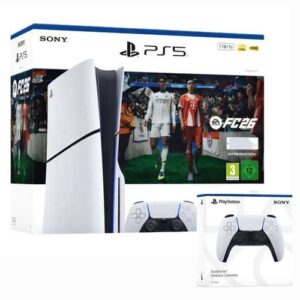 SONY PLAYSTATION 5 SLIM 1TB Bluray Edition + 2 CONTROLLERS + FC 26 CODE