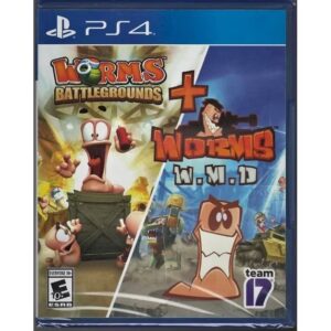 worms battlegrounds + worms w.m.d ps4