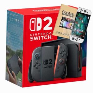 NINTENDO SWITCH 2 + SCREEN PROTECTOR כולל מגן זכוכית!