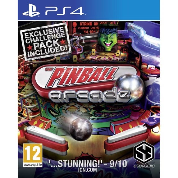 THE PINBALL ARCADE (EXCLUSIVE CHALENGE PACK INCLUDED) PS4