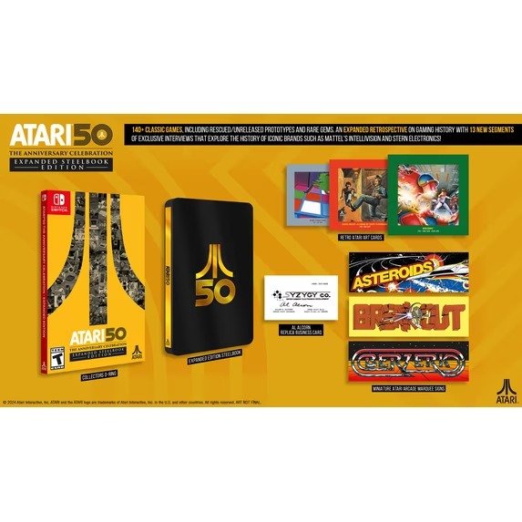Atari 50:The Anniversary Celebration Steelbook Edition switch