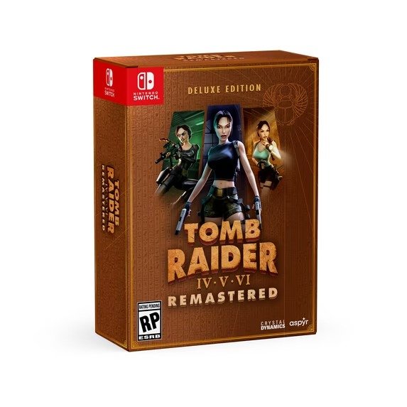 Tomb Raider IV-IV Remastered Starring Lara Croft Deluxe Edition - Switch